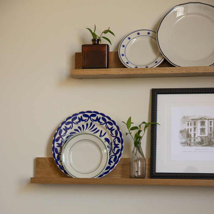 White Oak Floating Shelf