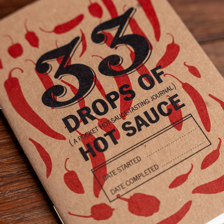 33 Drops of Hot Sauce Tasting Notebook