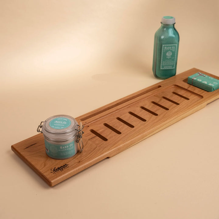 Cherry Slotted Bath Caddy