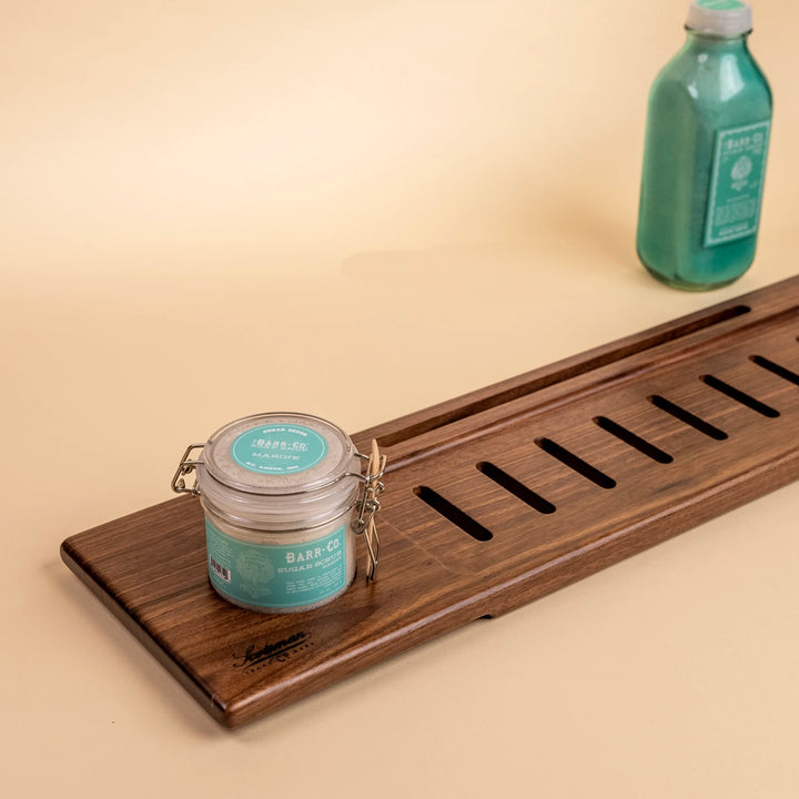 Walnut Slotted Bath Caddy