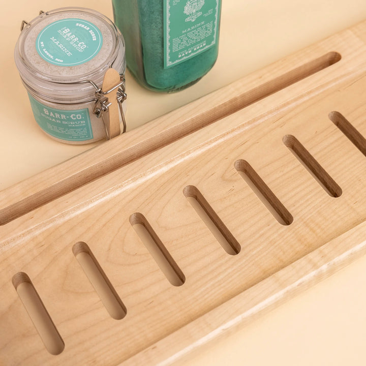 Maple Slotted Bath Caddy