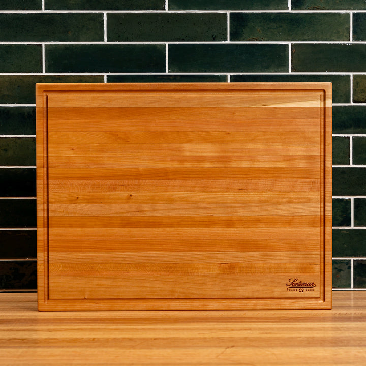 Cherry Butcher Block with Juice Groove