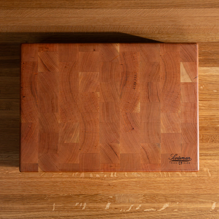 Cherry End Grain Rectangle Butcher Block