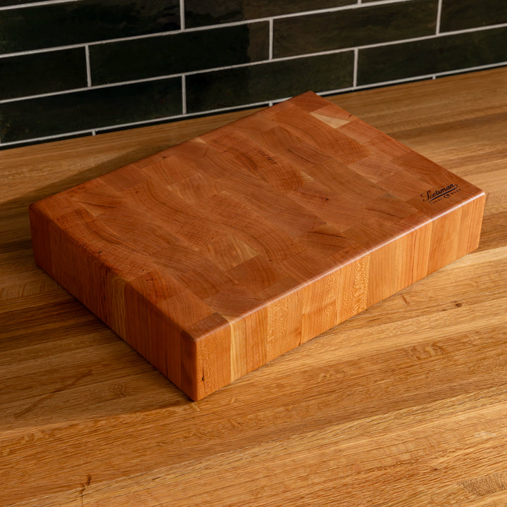 Cherry End Grain Rectangle Butcher Block