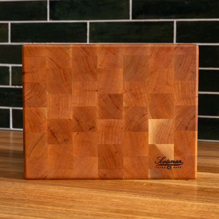 Cherry End Grain Rectangle Butcher Block