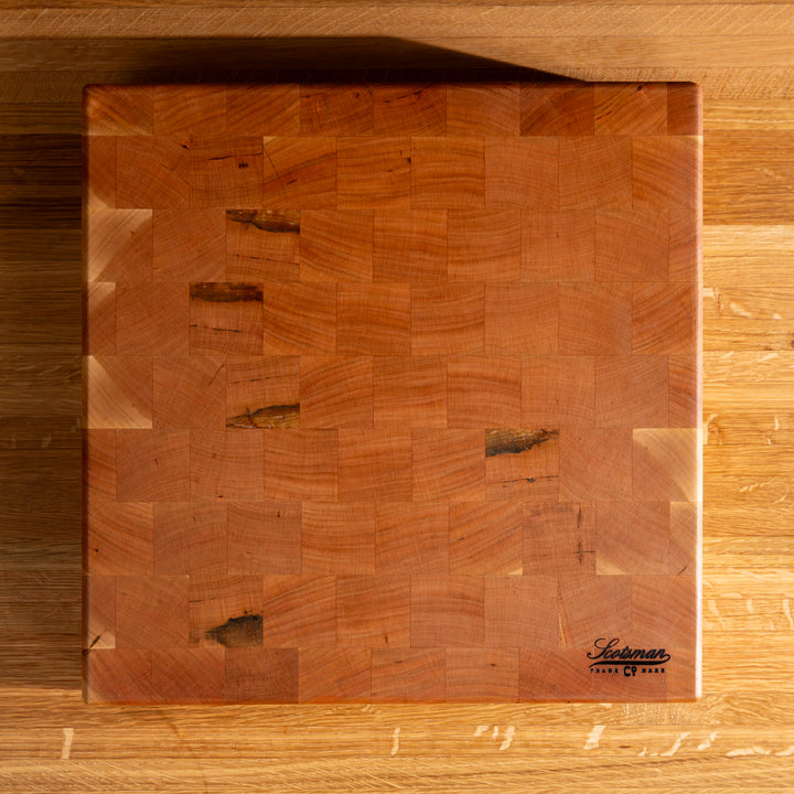 Cherry End Grain Square Butcher Block