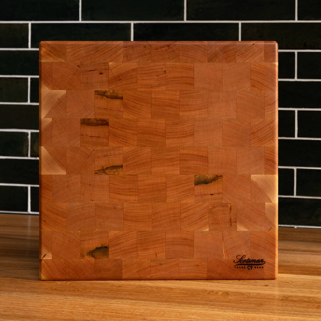 Cherry End Grain Square Butcher Block