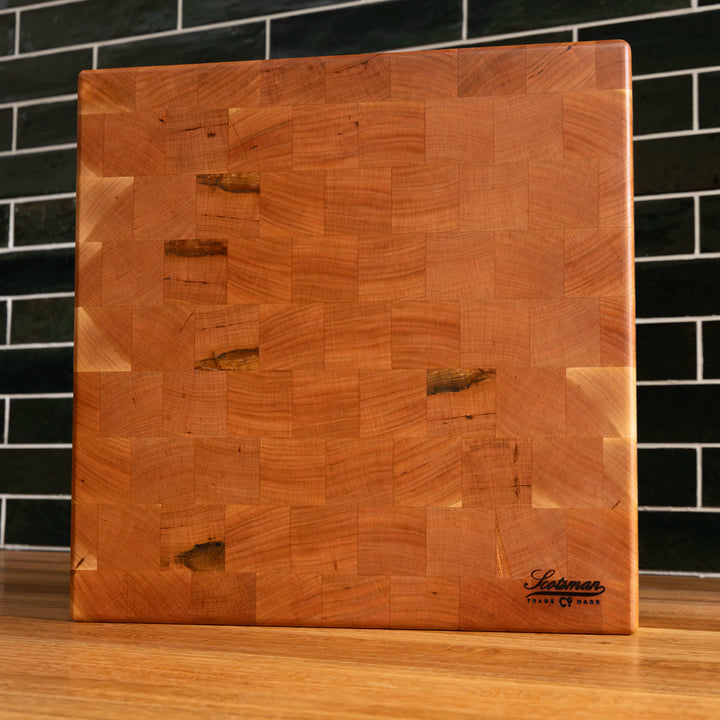 Cherry End Grain Square Butcher Block