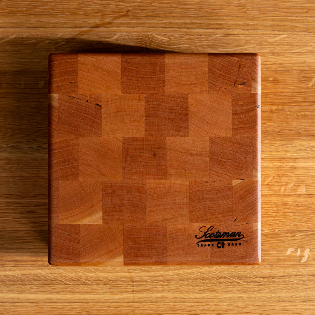 Cherry End Grain Square Butcher Block