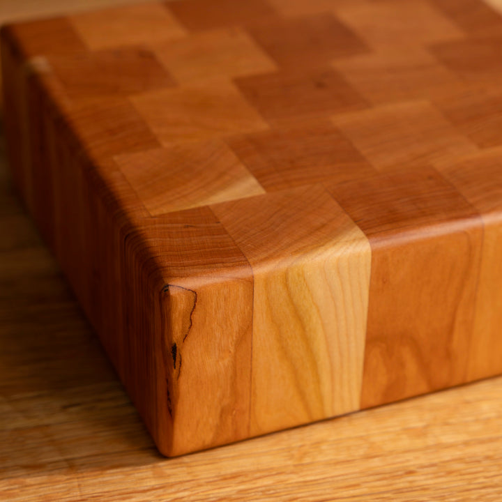 Cherry End Grain Square Butcher Block