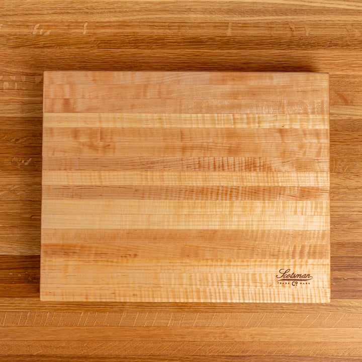 Medium Curly Maple Eased Edge Butcher Block