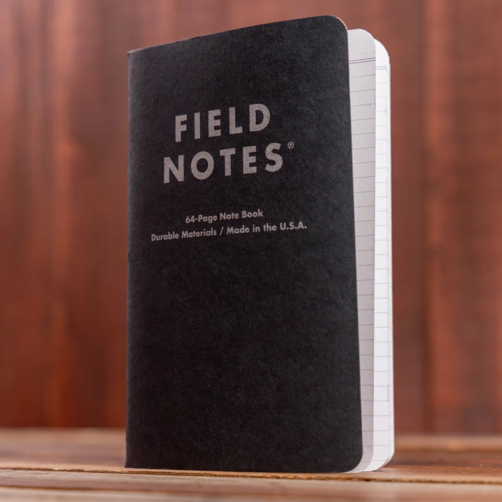 Field Notes Pitch Black Notebook