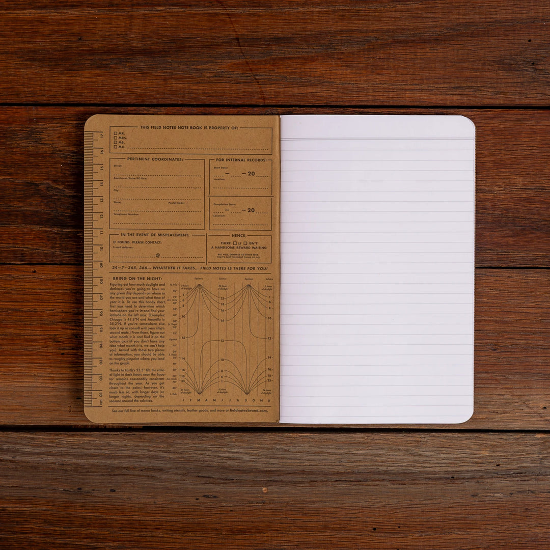 Field Notes Pitch Black Notebook