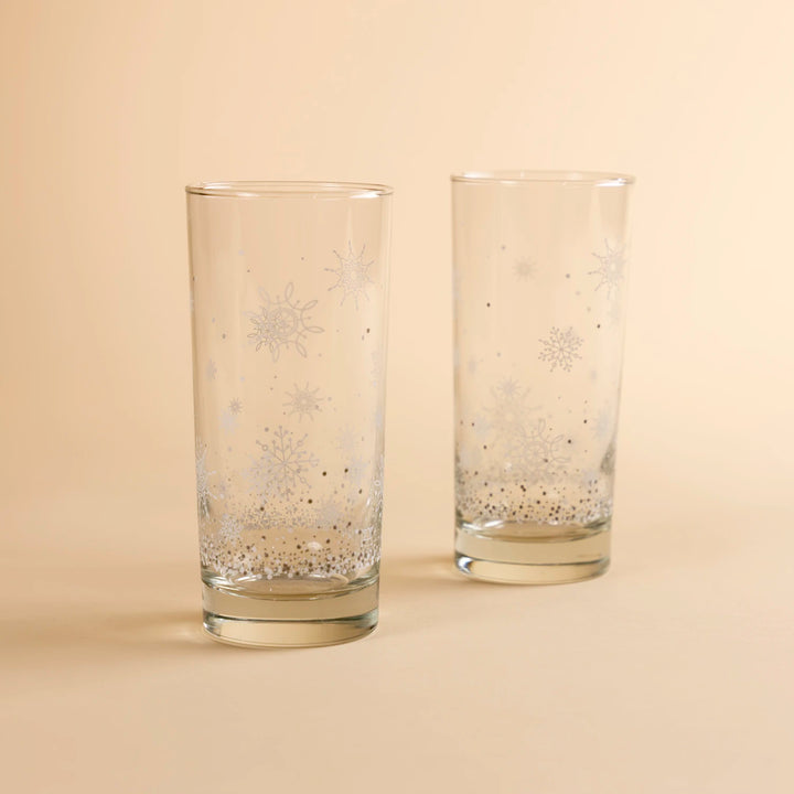 Let It Snow Collins Glass