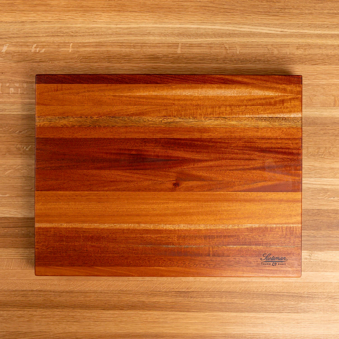 Large Mahogany Eased Edge Butcher Block