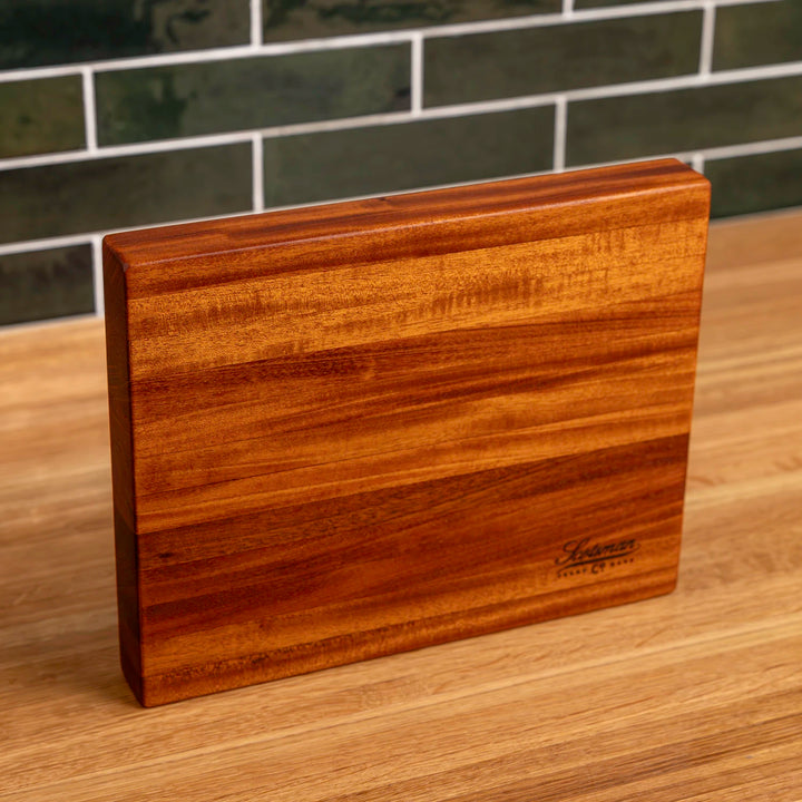 Small Mahogany Eased Edge Butcher Block