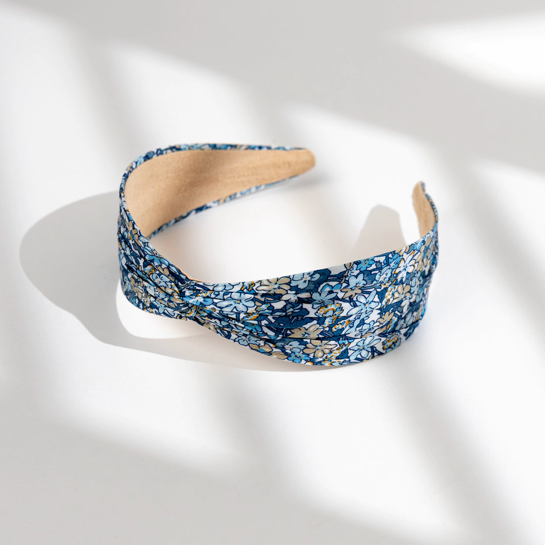 Mallorie's Cool Blue Floral Headband