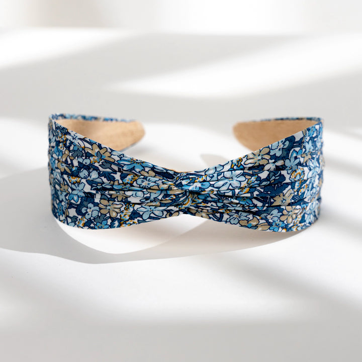 Mallorie's Cool Blue Floral Headband