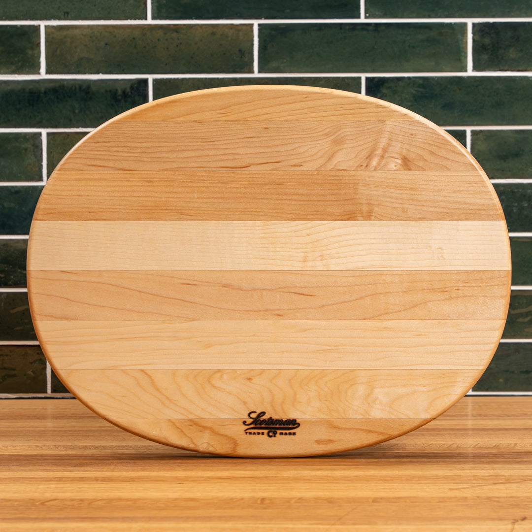 Maple Oval Serving Board