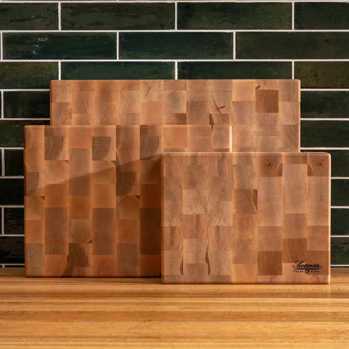 Maple End Grain Rectangle Butcher Block