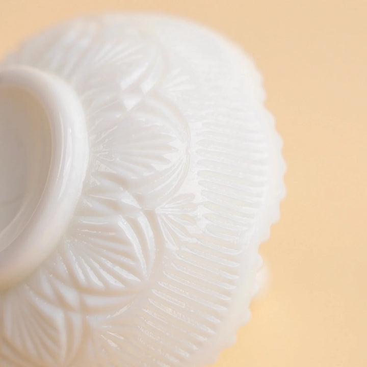 Milk Glass Ring Holder