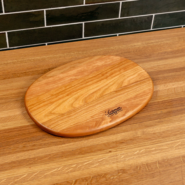 Cherry Oval Serving Board