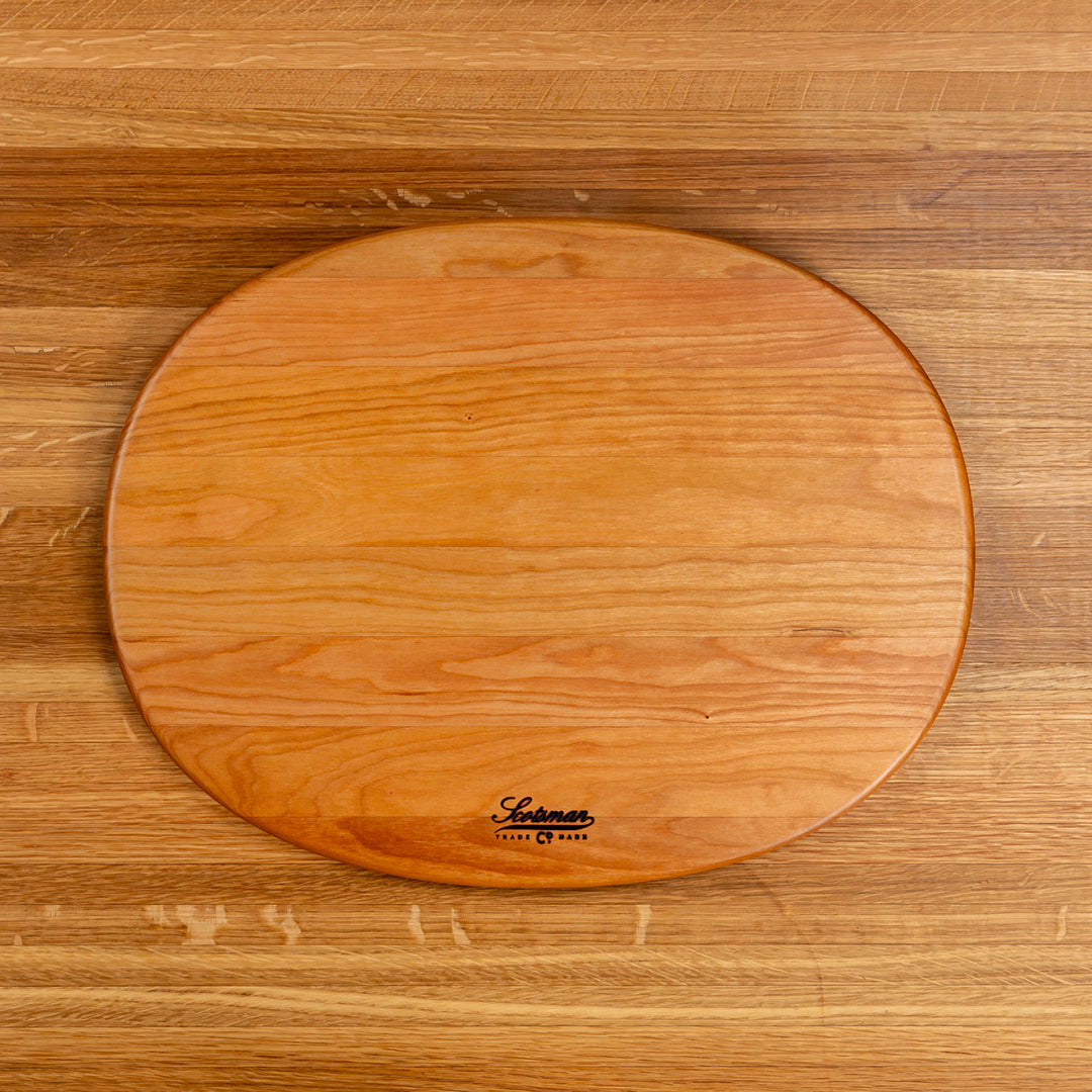 Cherry Oval Serving Board