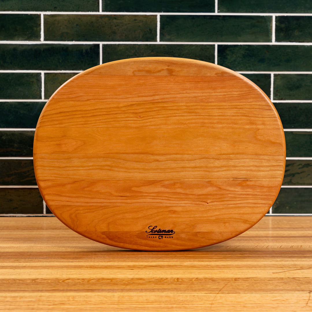 Cherry Oval Serving Board