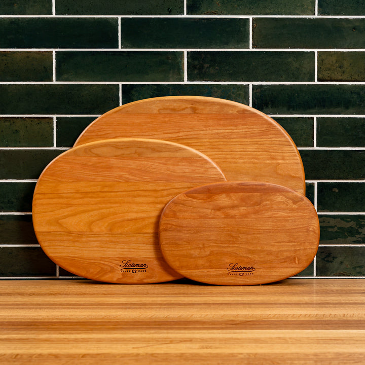 Cherry Oval Serving Board