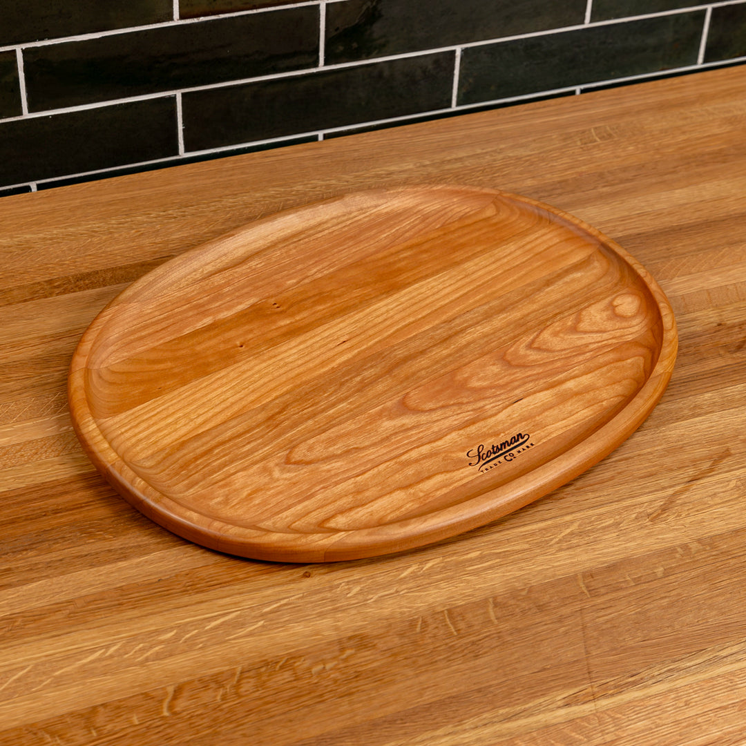 Cherry Oval Carving Board