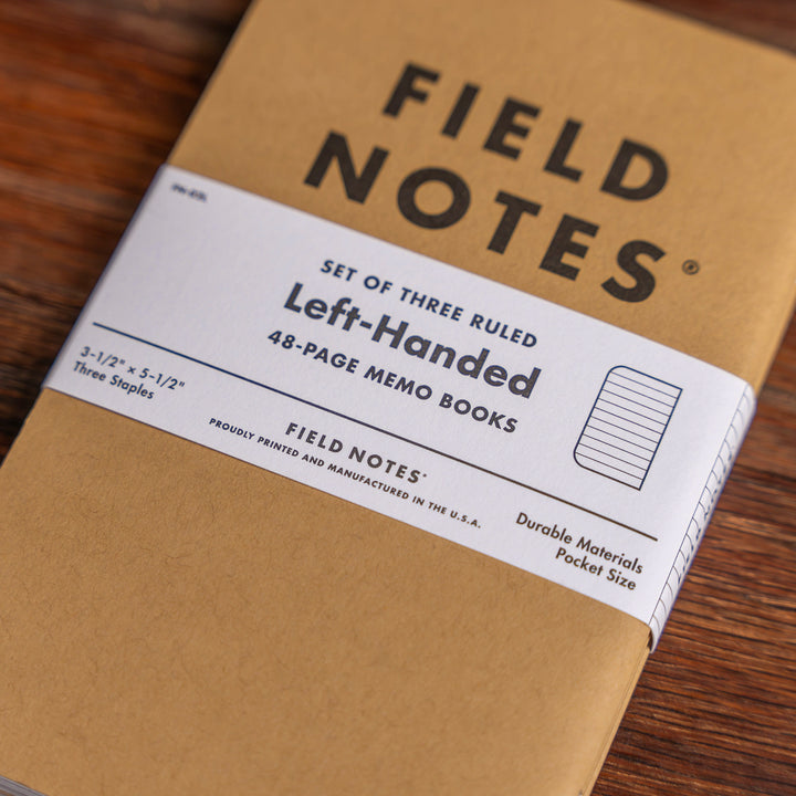 Original Kraft Left Handed Field Notes