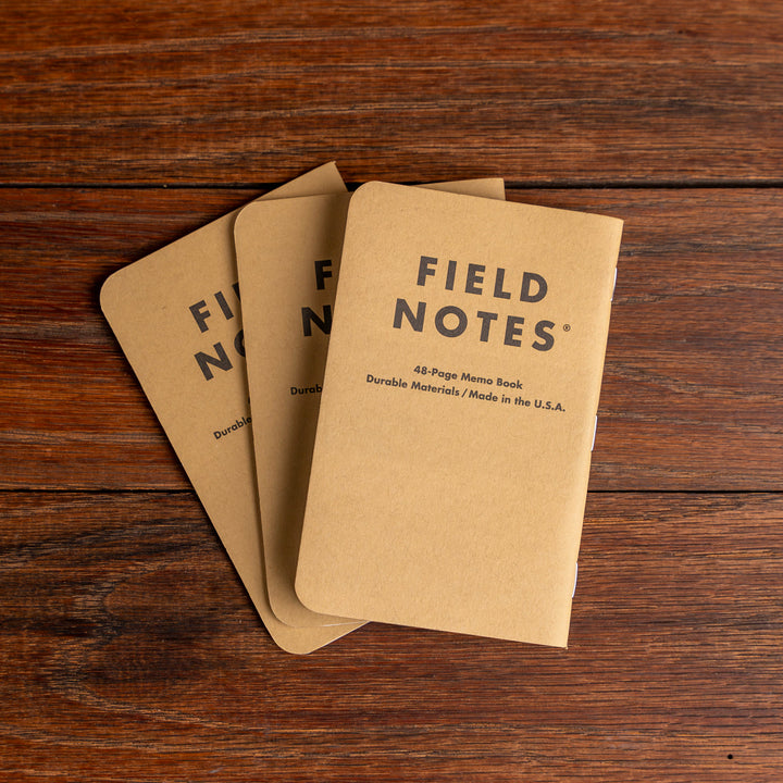 Original Kraft Left Handed Field Notes