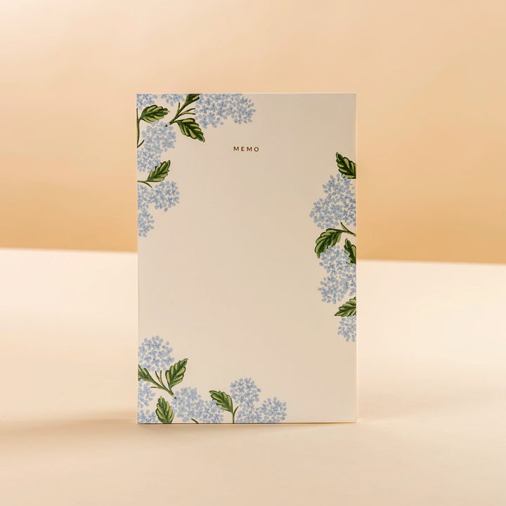 Rifle Paper Co. Hydrangea Large Memo Notepad