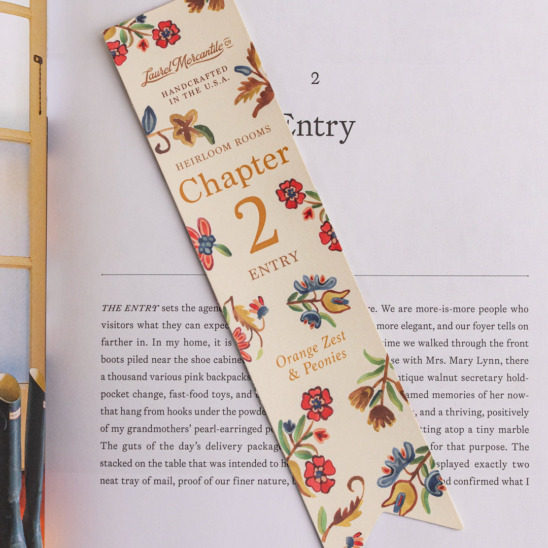 Scented Bookmark - Heirloom Rooms Collection