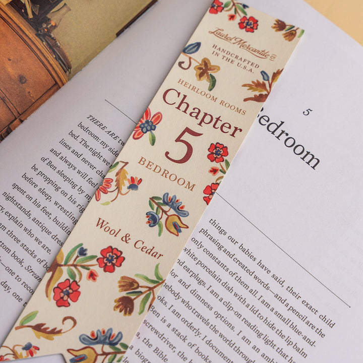 Scented Bookmark - Heirloom Rooms Collection