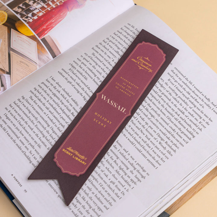 Scented Bookmark - Holiday Periodical Collection