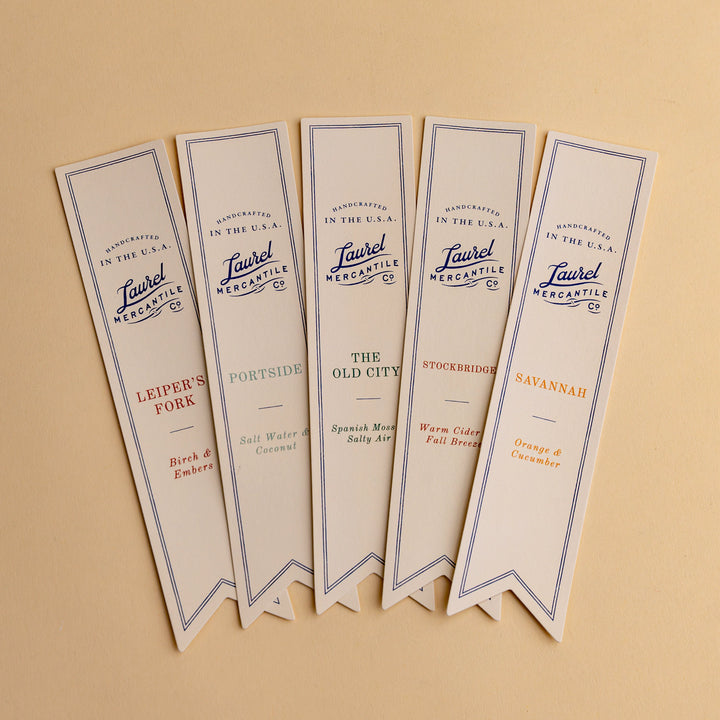 Scented Bookmark - Travel Collection