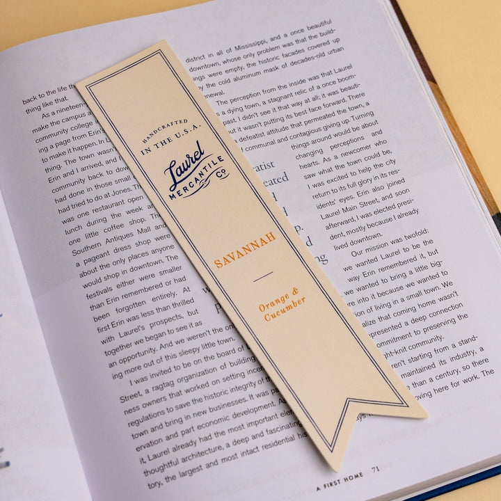 Scented Bookmark - Travel Collection