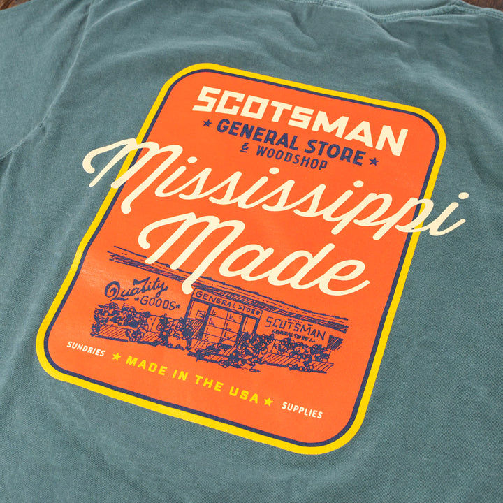 Scotsman Mississippi Made T-Shirt (No Pocket)