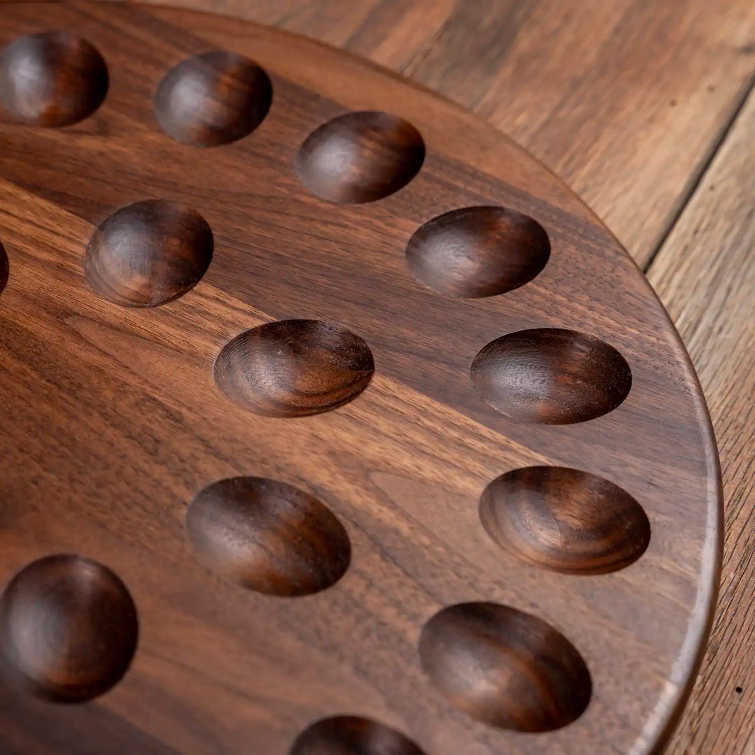 Walnut Deviled Egg Tray | 24 egg