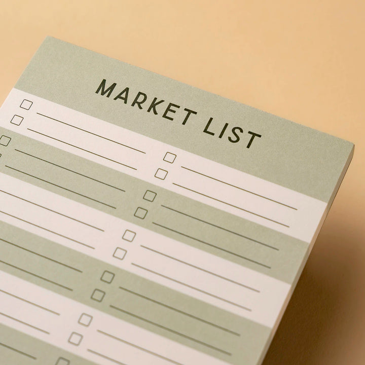 Striped Market List Notepad