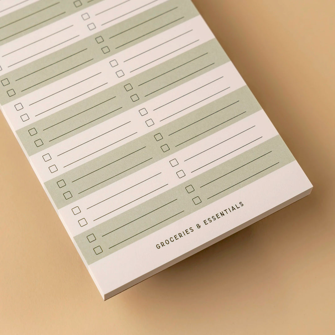 Striped Market List Notepad