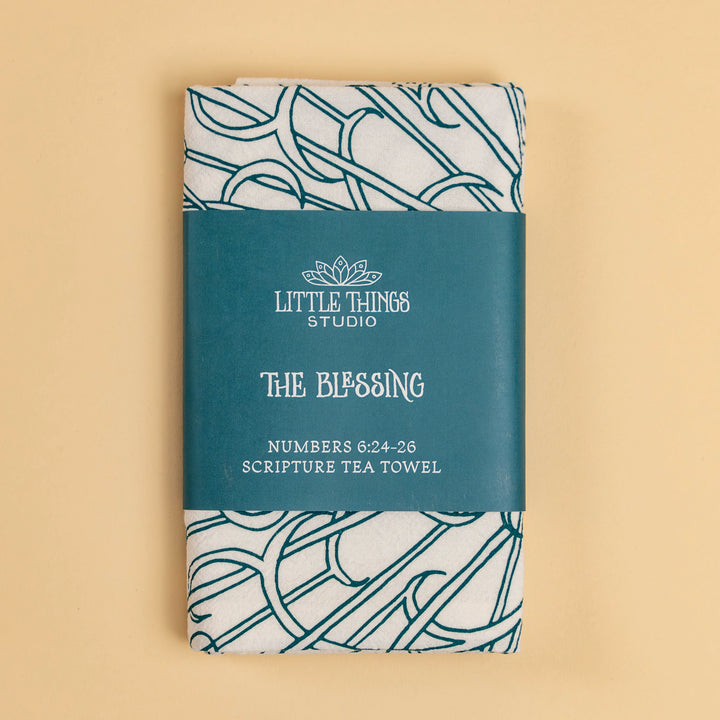 The Blessing Hymn Tea Towel