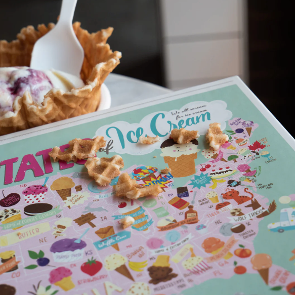 True South United States of Ice Cream Puzzle