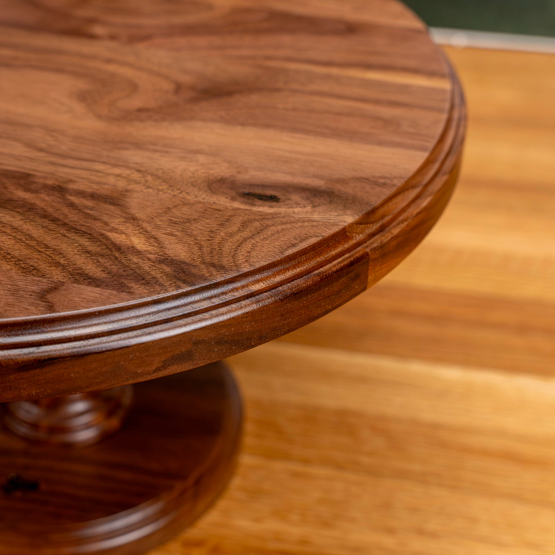 Walnut Cake Stand