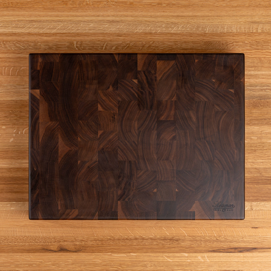 Walnut End Grain Rectangle Butcher Block