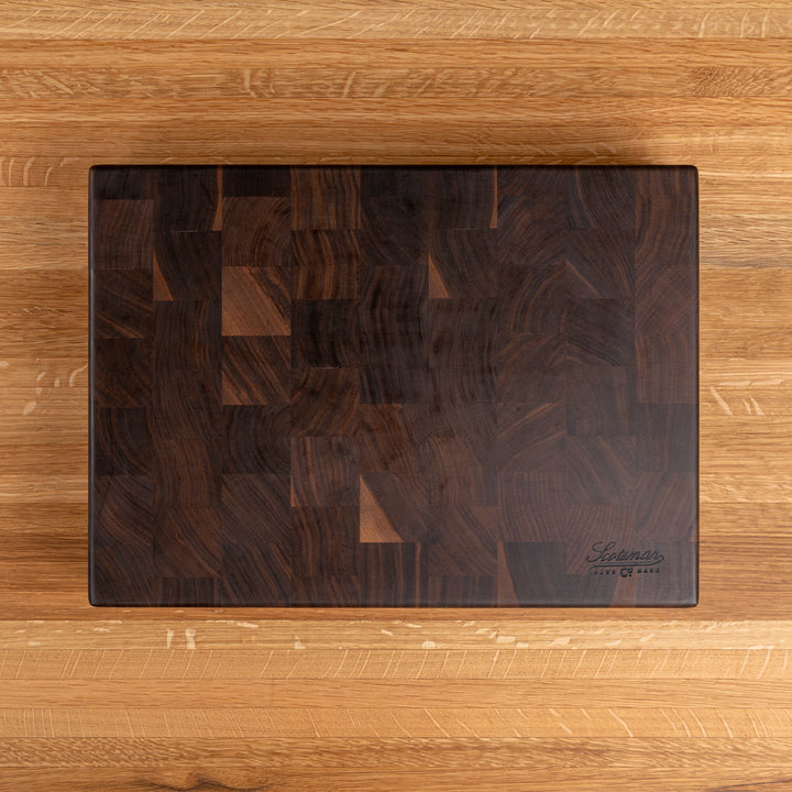 Walnut End Grain Rectangle Butcher Block