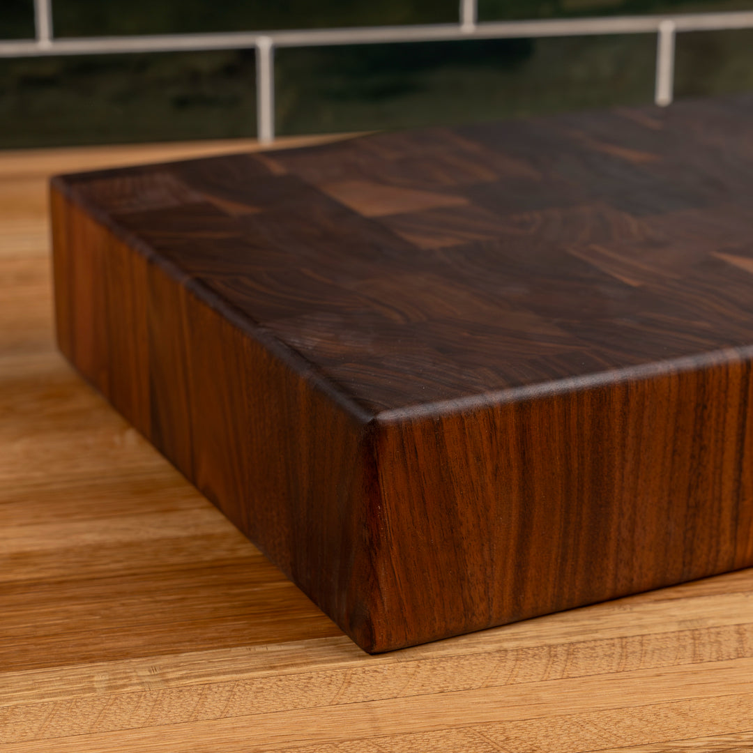 Walnut End Grain Rectangle Butcher Block