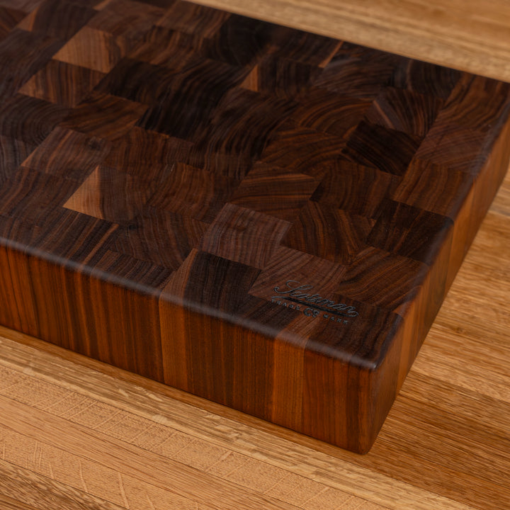 Walnut End Grain Rectangle Butcher Block