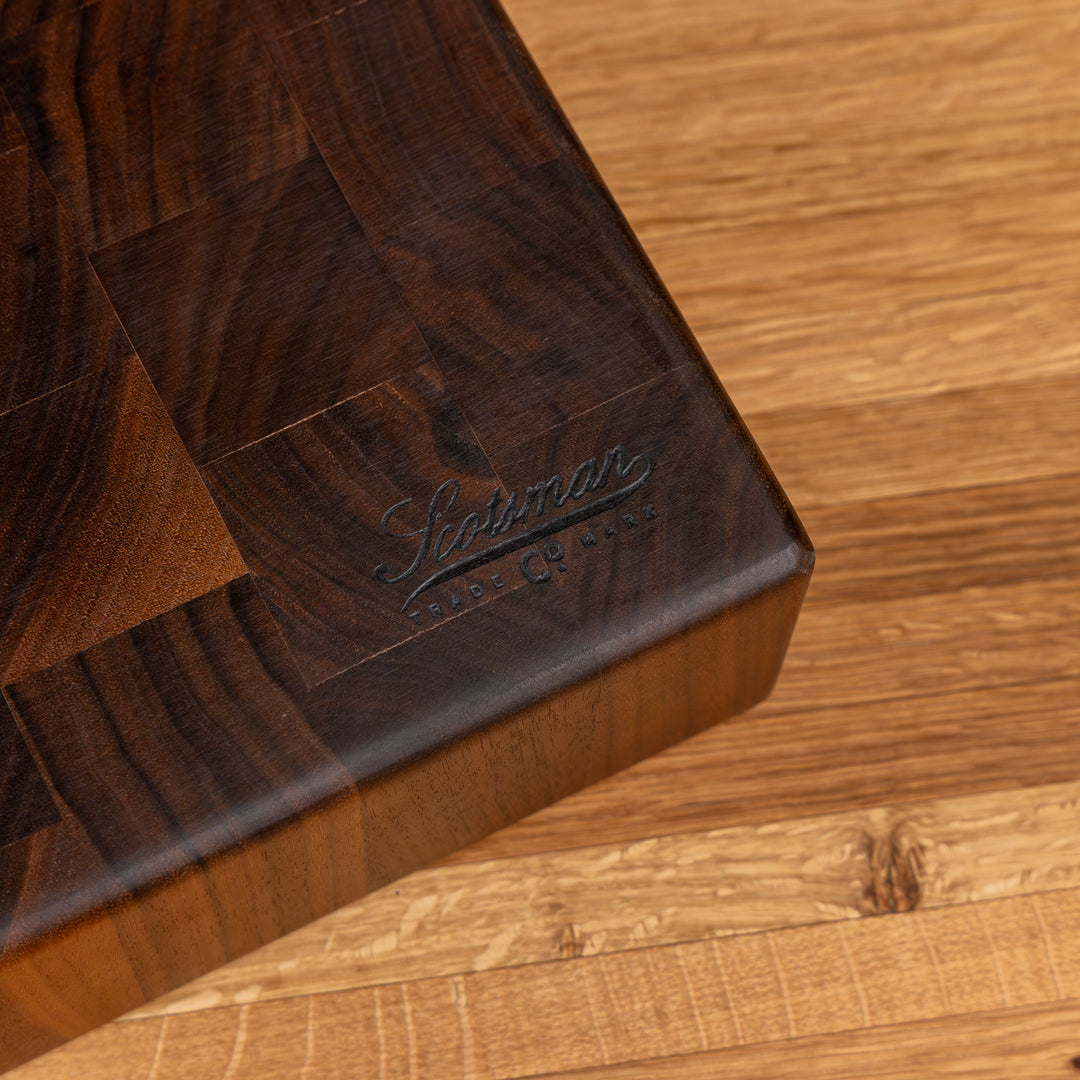 Walnut End Grain Rectangle Butcher Block